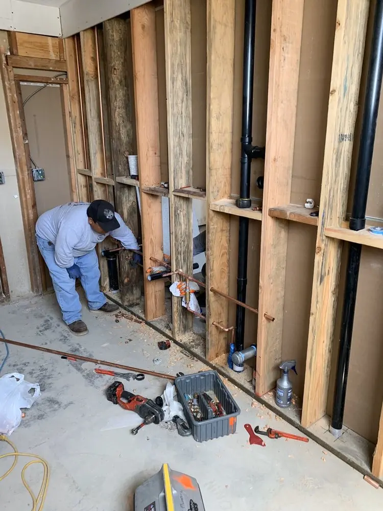 Commercial rough-in plumbing for Water Heater Replacement in Croissant Park